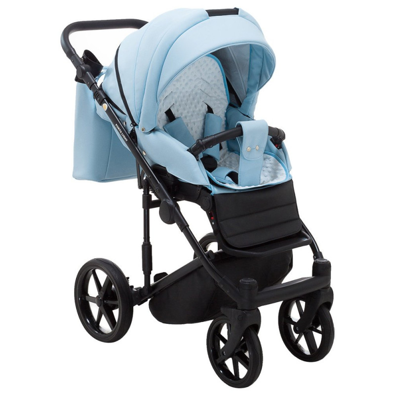 Універсальна коляска 2 в 1 Adamex Porto Light ECO sa-17 блакитний