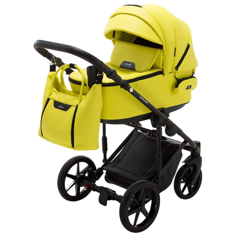 Універсальна коляска 2 в 1 Adamex Porto Light ECO sa-22 жовтий