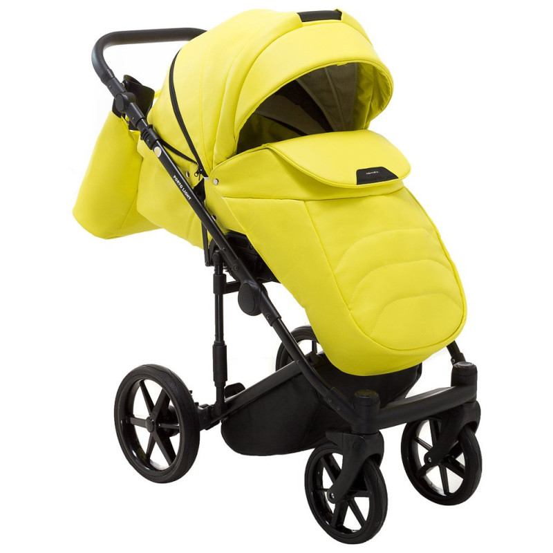 Універсальна коляска 2 в 1 Adamex Porto Light ECO sa-22 жовтий