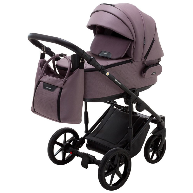 Універсальна коляска 2 в 1 Adamex Porto Light ECO sa-24 бузковий