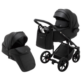 Універсальна коляска 2 в 1 Adamex Porto Light ECO чорний
