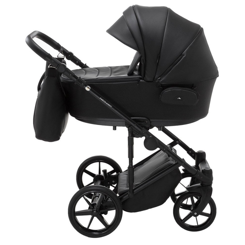 Універсальна коляска 2 в 1 Adamex Porto Light ECO чорний
