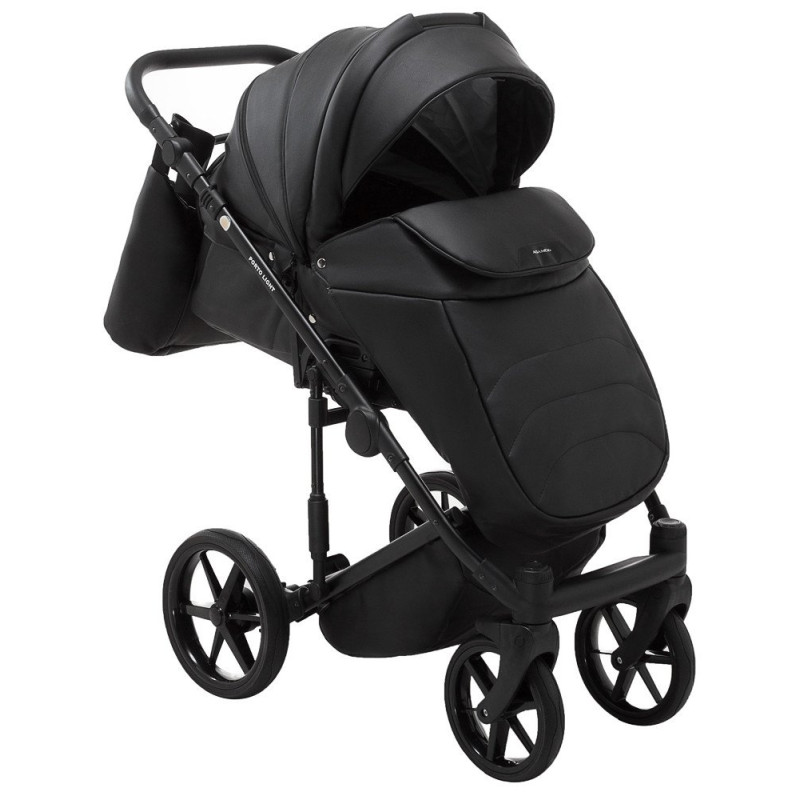 Універсальна коляска 2 в 1 Adamex Porto Light ECO чорний
