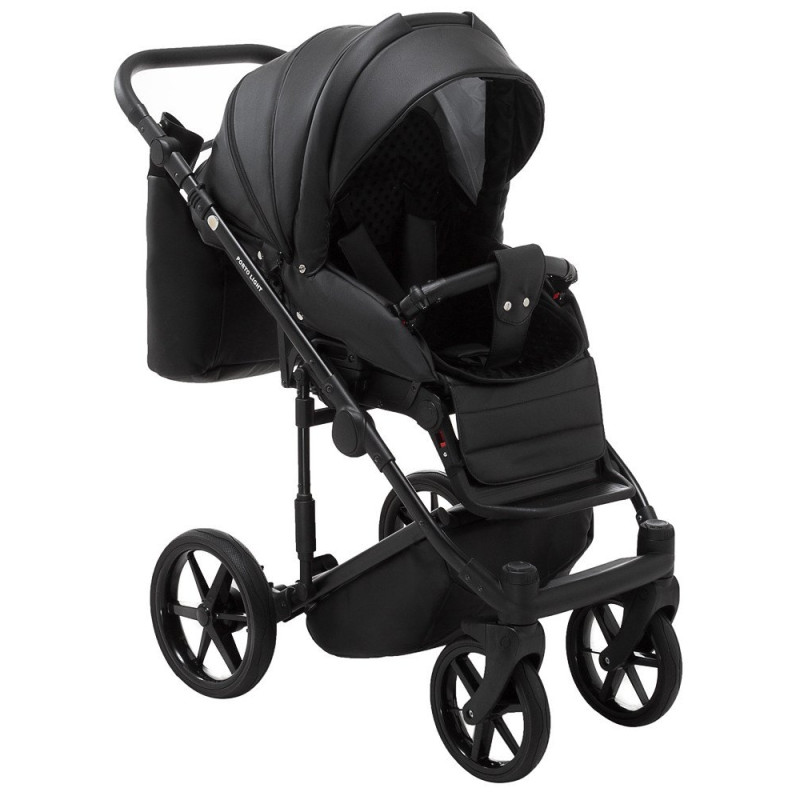 Універсальна коляска 2 в 1 Adamex Porto Light ECO чорний