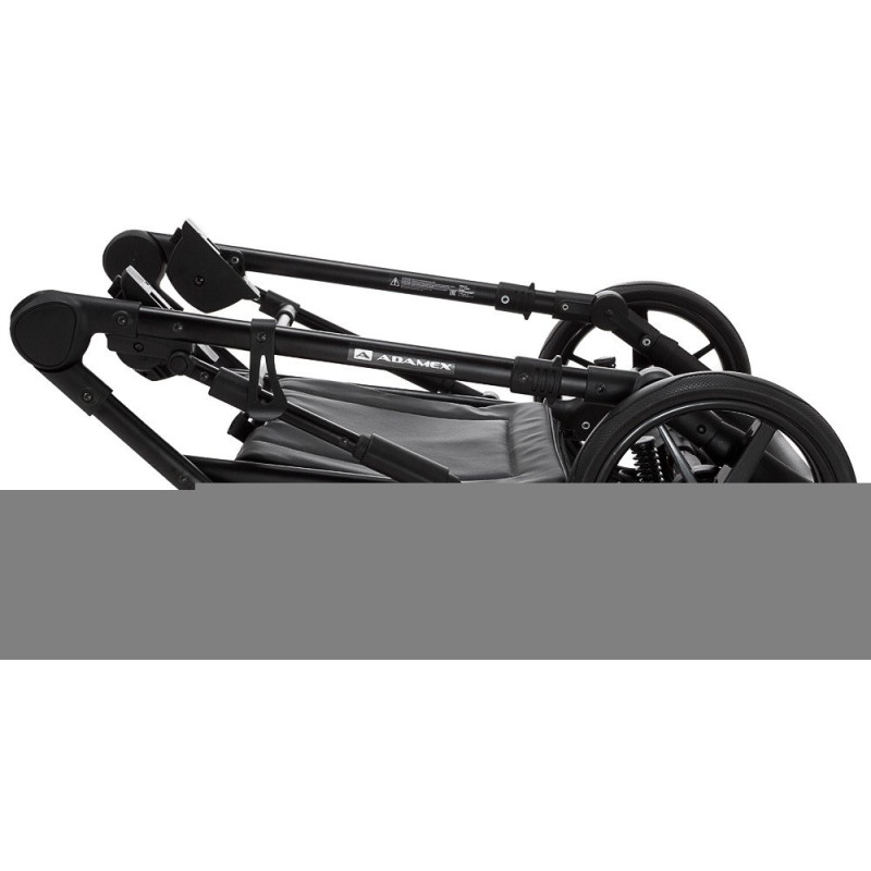 Універсальна коляска 2 в 1 Adamex Porto Light ECO чорний