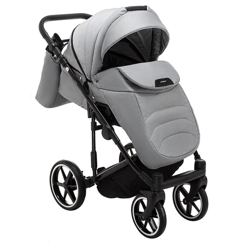 Універсальна коляска 2 в 1 Adamex Porto Light Tip tk-83 сірий