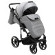 Універсальна коляска 2 в 1 Adamex Porto Light Tip tk-83 сірий