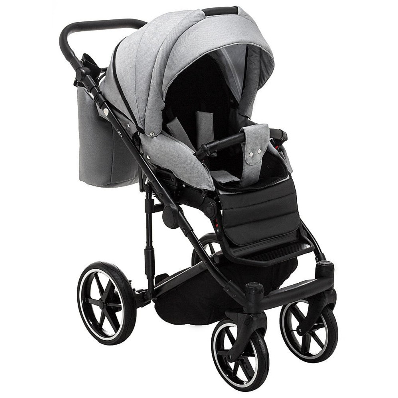 Універсальна коляска 2 в 1 Adamex Porto Light Tip tk-83 сірий