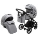 Універсальна коляска 2 в 1 Adamex Porto Light Lux tk-56 сірий