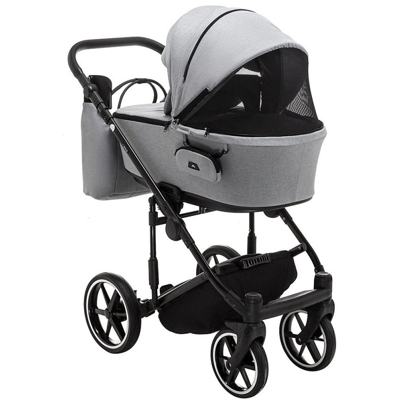 Універсальна коляска 2 в 1 Adamex Porto Light Lux tk-56 сірий