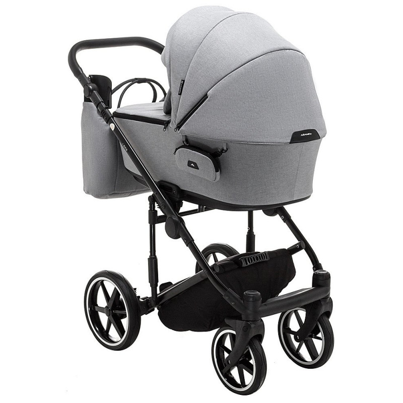 Універсальна коляска 2 в 1 Adamex Porto Light Lux tk-56 сірий