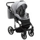 Універсальна коляска 2 в 1 Adamex Porto Light Lux tk-56 сірий