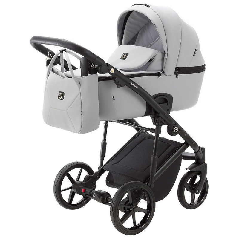Універсальна коляска 2 в 1 Adamex Mobi Air Thermo ECO eco sa-3 світло-сірий
