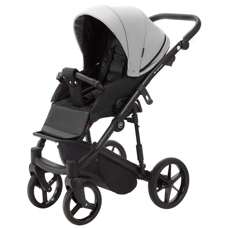 Універсальна коляска 2 в 1 Adamex Mobi Air Thermo ECO eco sa-3 світло-сірий