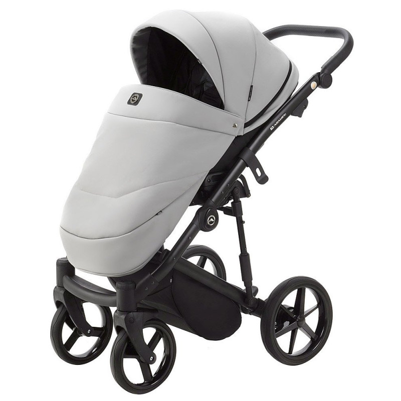 Універсальна коляска 2 в 1 Adamex Mobi Air Thermo ECO eco sa-3 світло-сірий