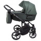 Універсальна коляска 2 в 1 Adamex Porto Light Lux tk-50 темно-зелений