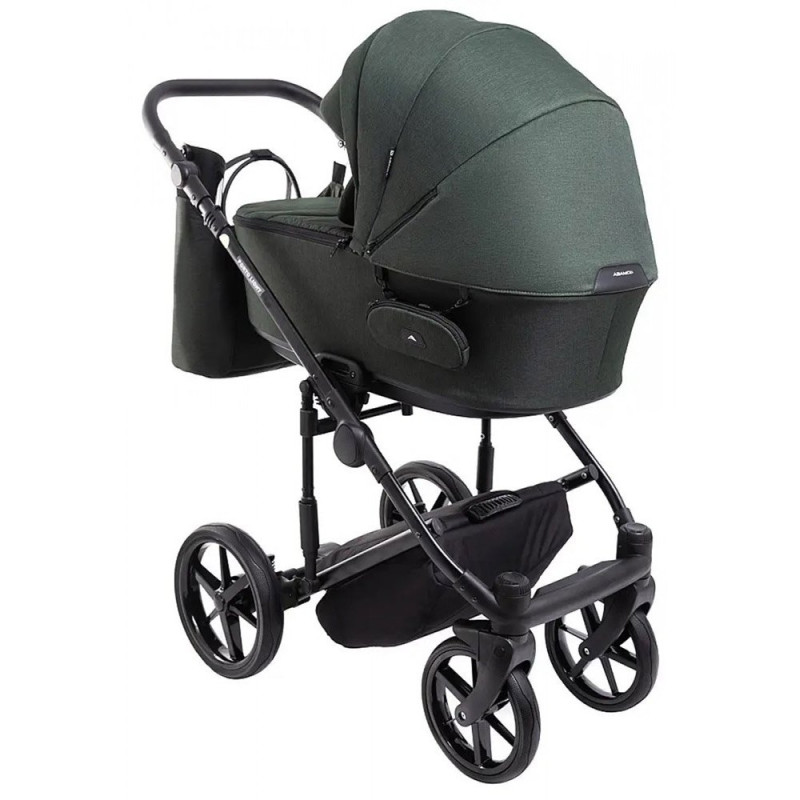 Універсальна коляска 2 в 1 Adamex Porto Light Lux tk-50 темно-зелений