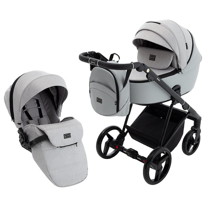 Універсальна коляска 2 в 1 Adamex Blanc Tip ps-46