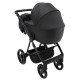 Універсальна коляска 2 в 1 Adamex Blanc Eco чорний