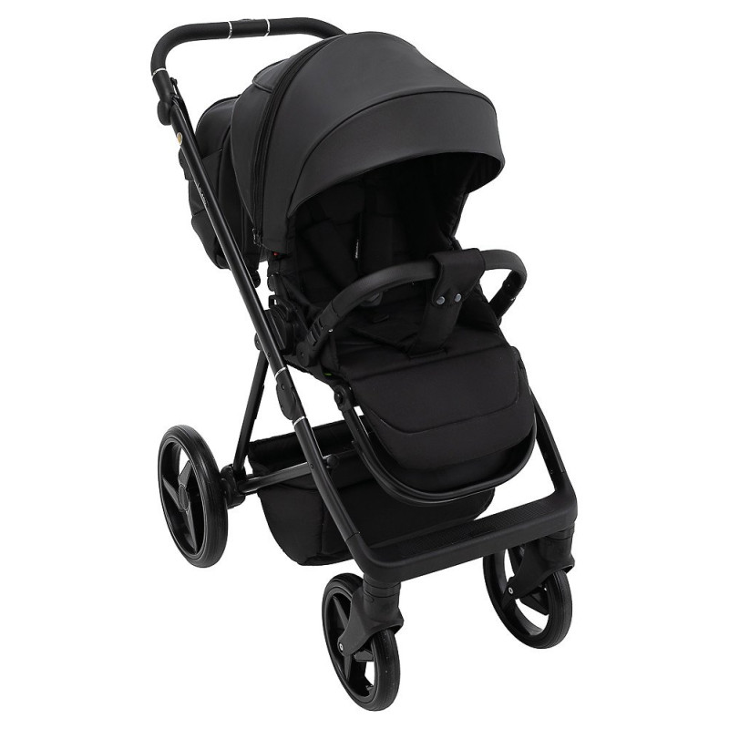 Універсальна коляска 2 в 1 Adamex Blanc Eco чорний