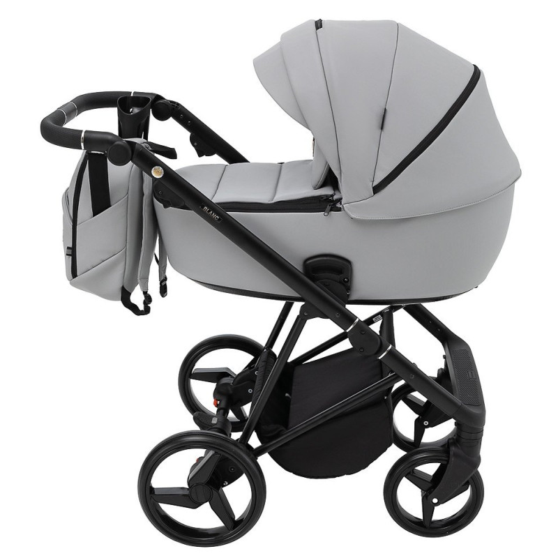 Універсальна коляска 2 в 1 Adamex Blanc Eco світло-сірий