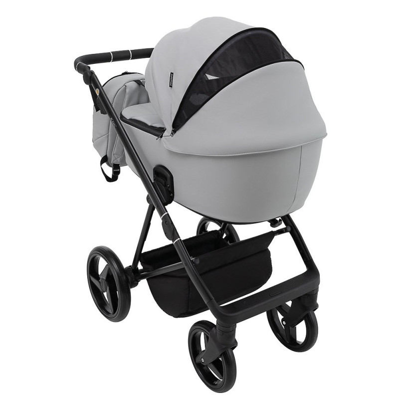 Універсальна коляска 2 в 1 Adamex Blanc Eco світло-сірий