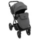 Універсальна коляска 2 в 1 Adamex Blanc Eco темно-сірий