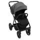 Універсальна коляска 2 в 1 Adamex Blanc Eco темно-сірий