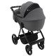 Універсальна коляска 2 в 1 Adamex Blanc Eco темно-сірий
