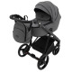 Універсальна коляска 2 в 1 Adamex Blanc Eco темно-сірий