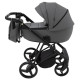 Універсальна коляска 2 в 1 Adamex Blanc Eco темно-сірий