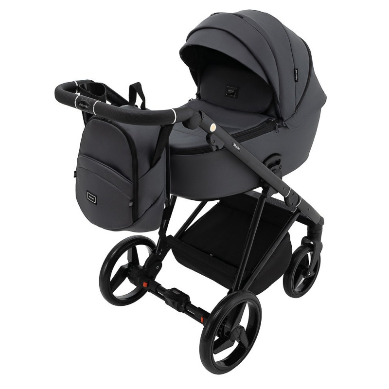 Універсальна коляска 2 в 1 Adamex Blanc Eco графіт