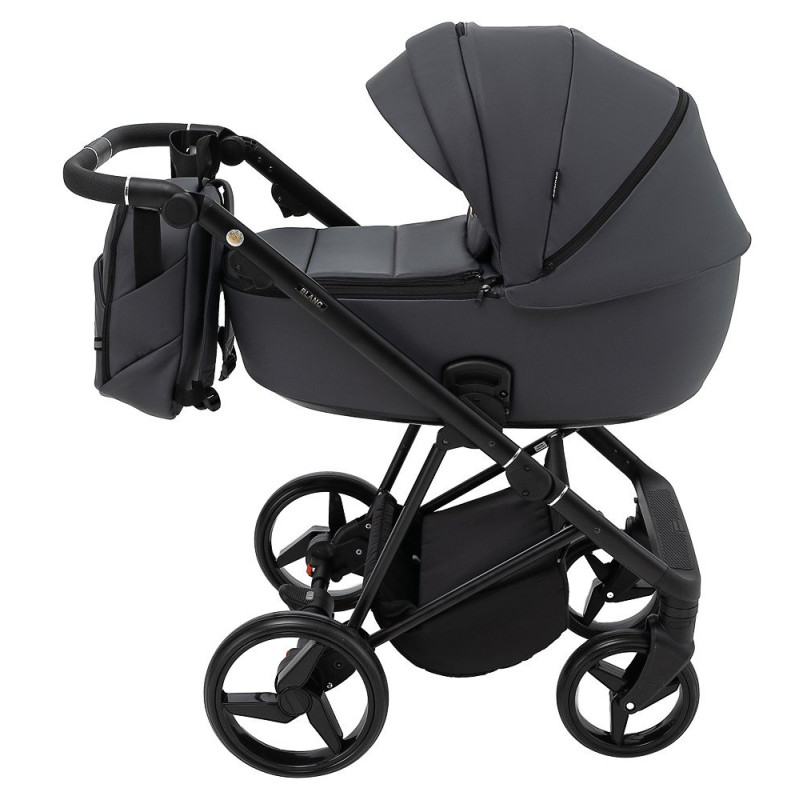 Універсальна коляска 2 в 1 Adamex Blanc Eco графіт