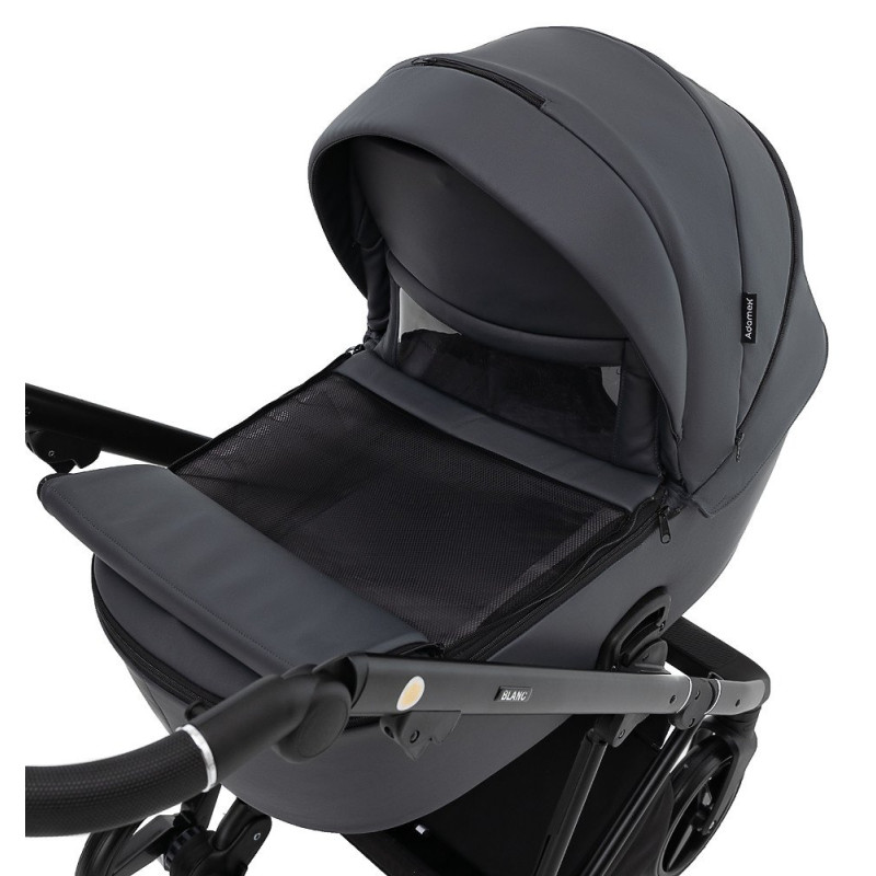 Універсальна коляска 2 в 1 Adamex Blanc Eco графіт