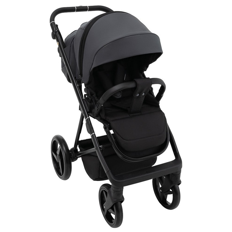 Універсальна коляска 2 в 1 Adamex Blanc Eco графіт
