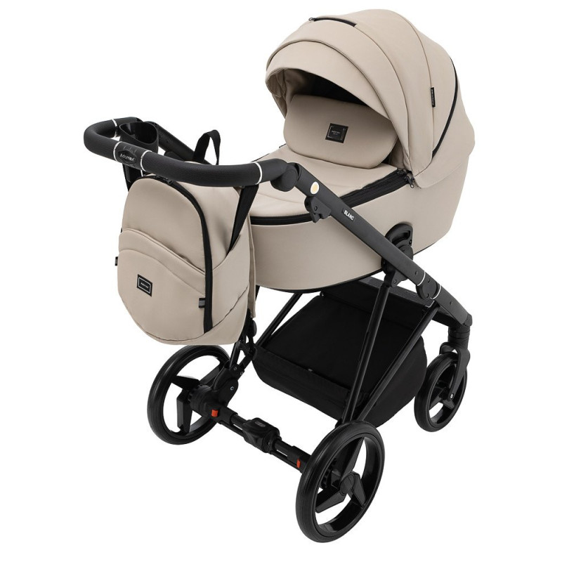 Універсальна коляска 2 в 1 Adamex Blanc Eco лате