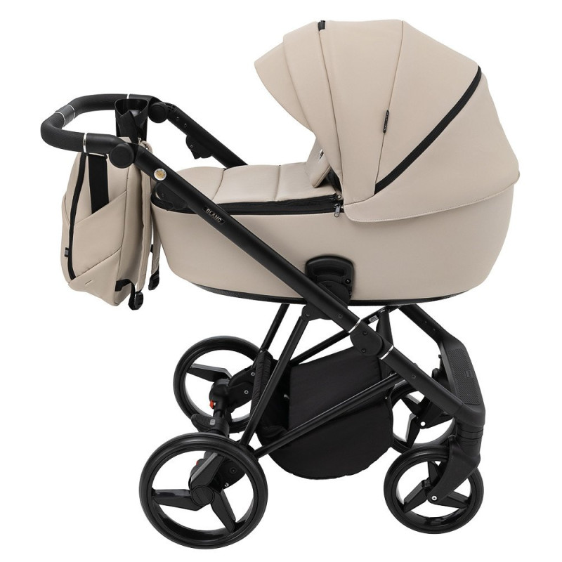 Універсальна коляска 2 в 1 Adamex Blanc Eco лате