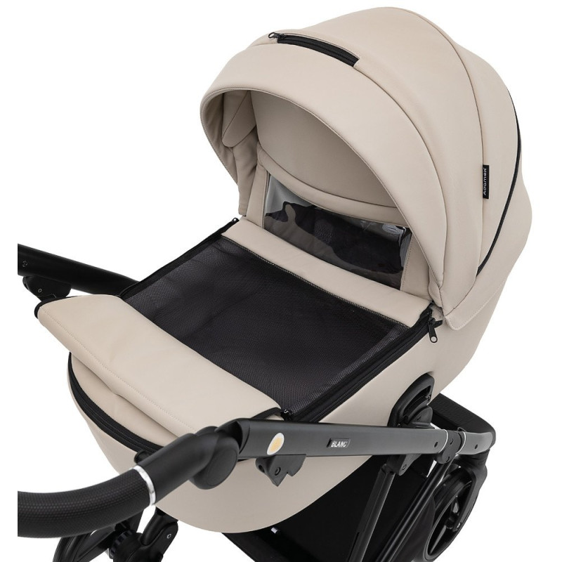 Універсальна коляска 2 в 1 Adamex Blanc Eco лате