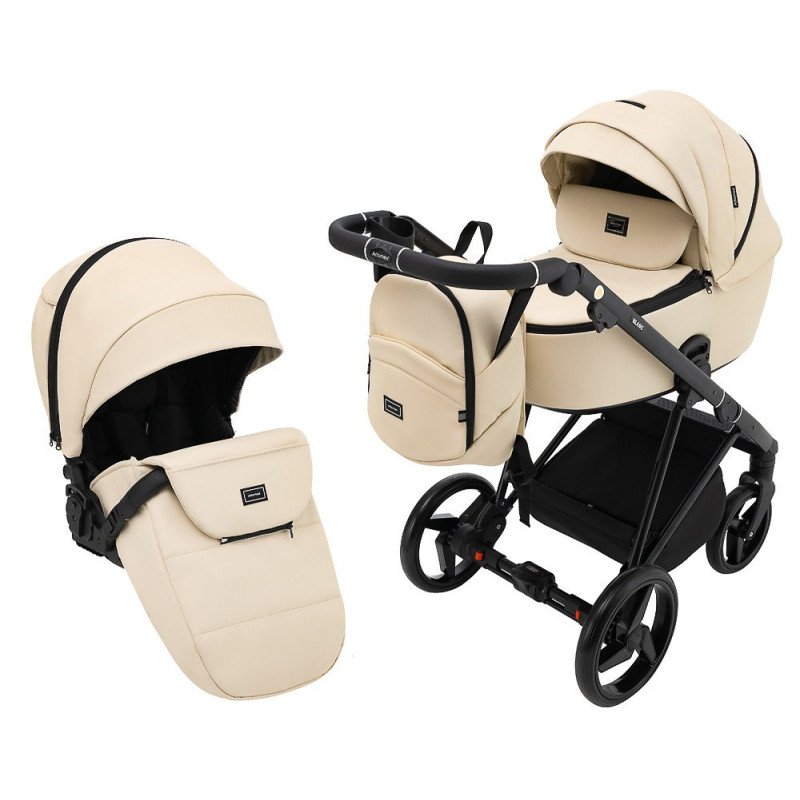 Універсальна коляска 2 в 1 Adamex Blanc Eco бежевий