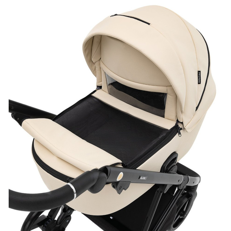 Універсальна коляска 2 в 1 Adamex Blanc Eco бежевий