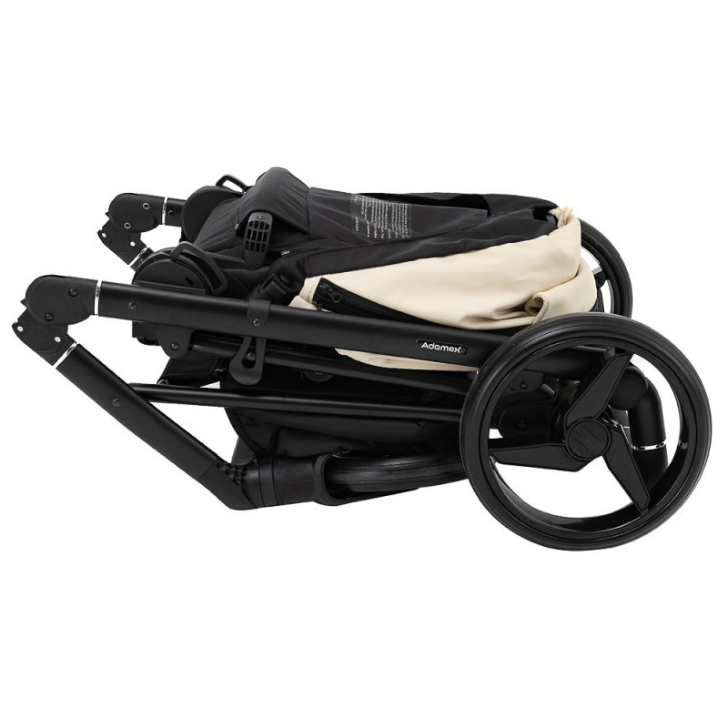 Універсальна коляска 2 в 1 Adamex Blanc Eco бежевий