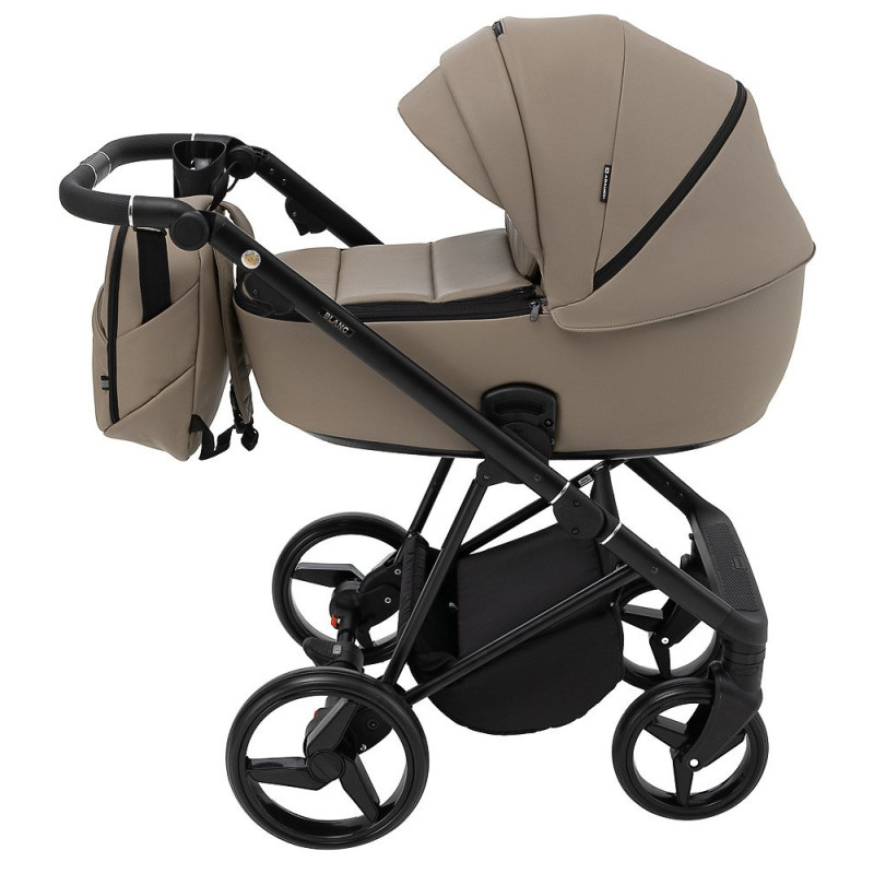 Універсальна коляска 2 в 1 Adamex Blanc Eco темний капучино