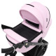 Універсальна коляска 2 в 1 Adamex Blanc Eco рожевий