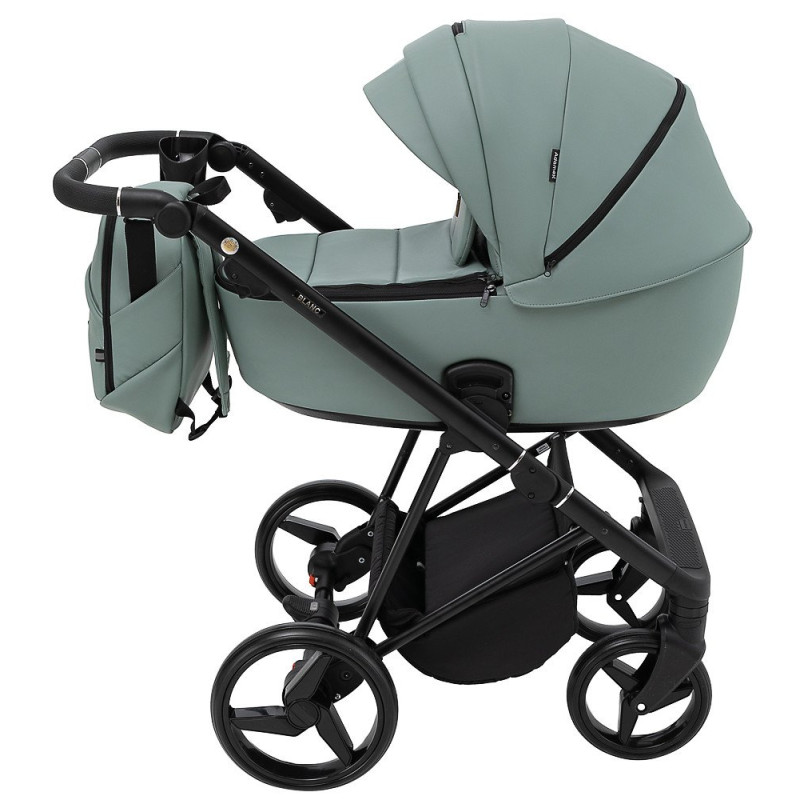 Універсальна коляска 2 в 1 Adamex Blanc Eco нефрит