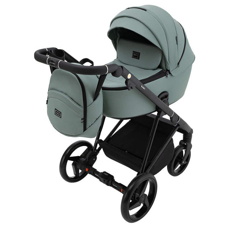Універсальна коляска 2 в 1 Adamex Blanc Eco нефрит