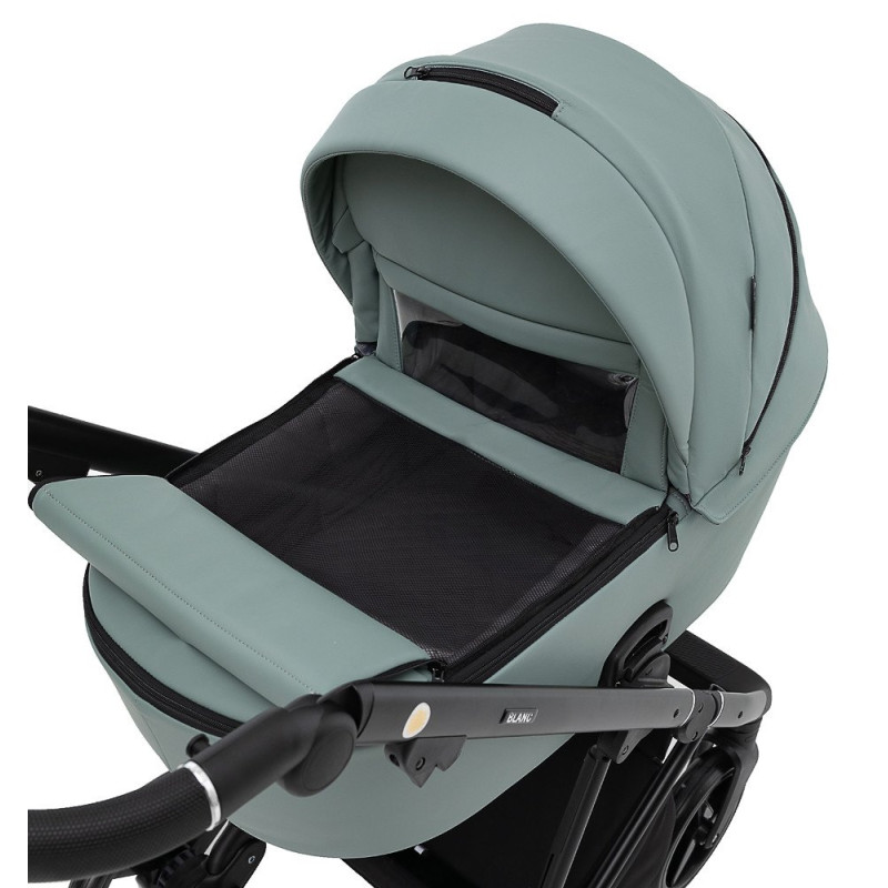 Універсальна коляска 2 в 1 Adamex Blanc Eco нефрит