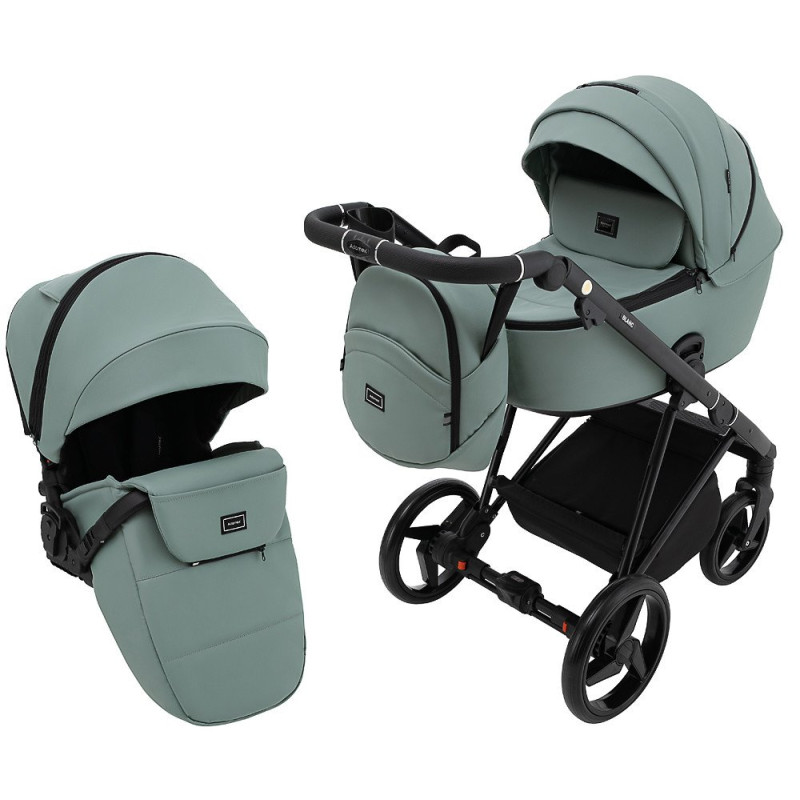 Універсальна коляска 2 в 1 Adamex Blanc Eco нефрит