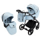 Універсальна коляска 2 в 1 Adamex Blanc Tip ps-24 світло-блакитний/блакитний