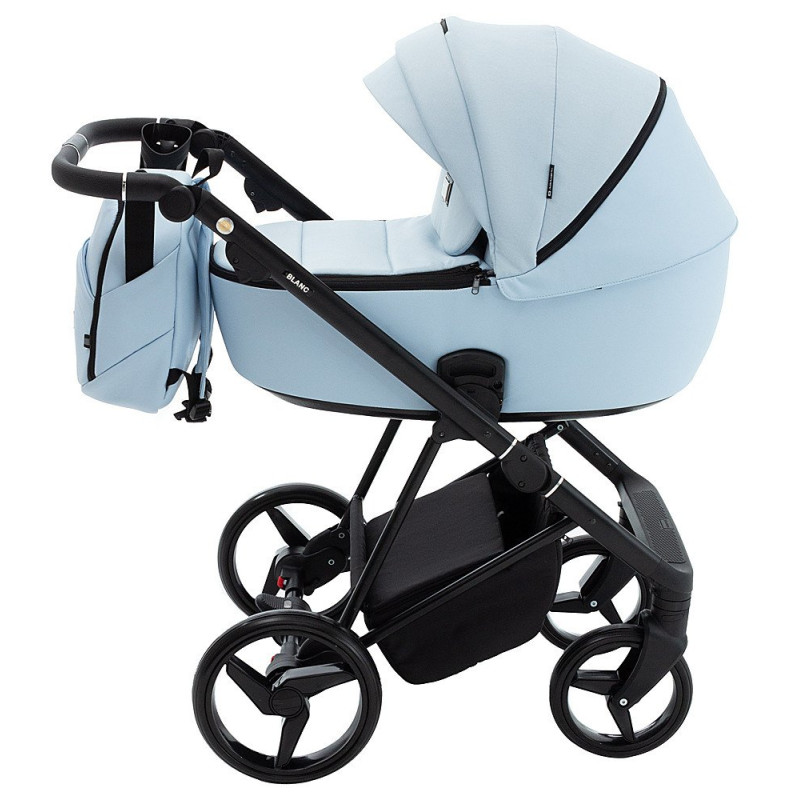 Універсальна коляска 2 в 1 Adamex Blanc Tip ps-24 світло-блакитний/блакитний