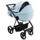 Універсальна коляска 2 в 1 Adamex Blanc Tip ps-24 світло-блакитний/блакитний